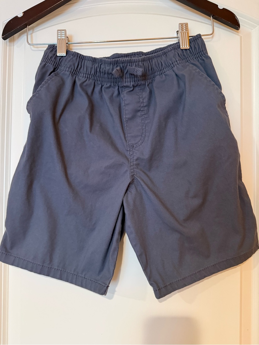 Boys, Wonder Nation, Elastic-Waist Casual Shorts, Charcoal Gray, Large 10/12
